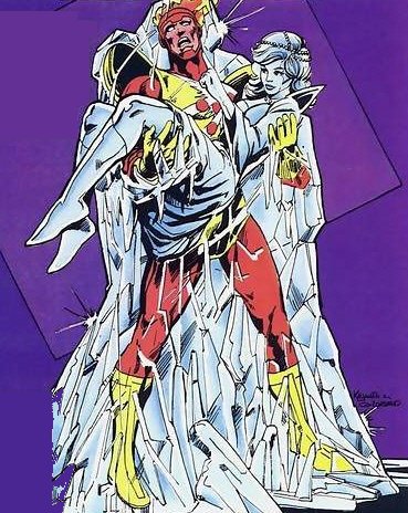 Art by Rafael Kayanan & Dick Giordano from The Fury of Firestorm, The Nuclear Man, Vol. 2, #20